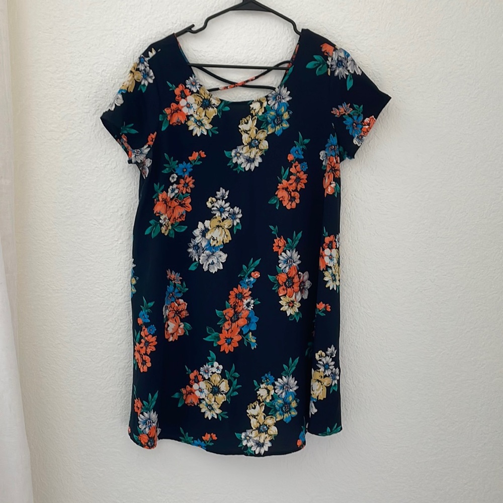 Floral Short Sleeved Dress
